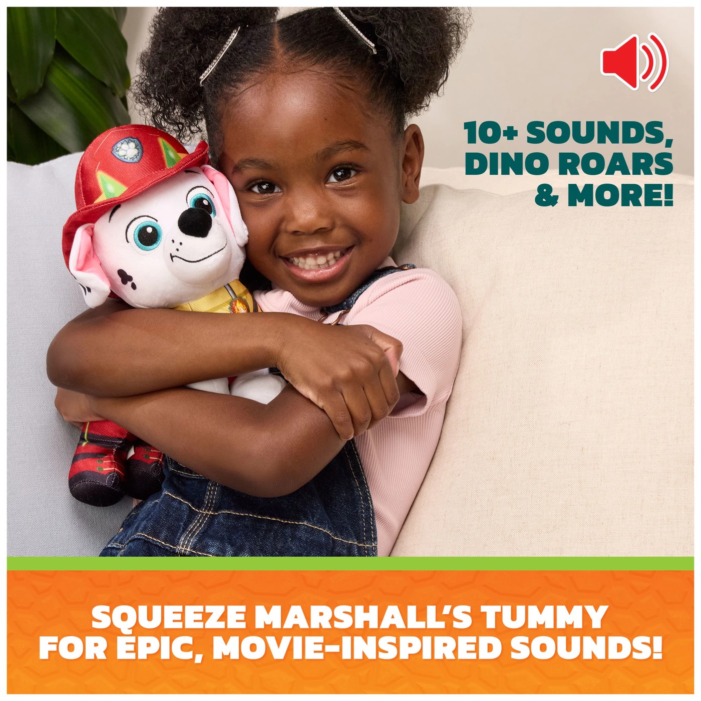 Paw Patrol: The Dino Movie 10in Marshall 3 of 5