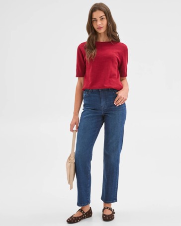 Petites Australian Cotton Blend Knit T-Shirt