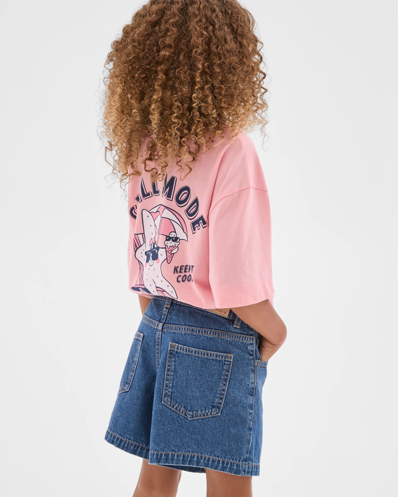 Denim Shorts - Mid Wash 3 of 6
