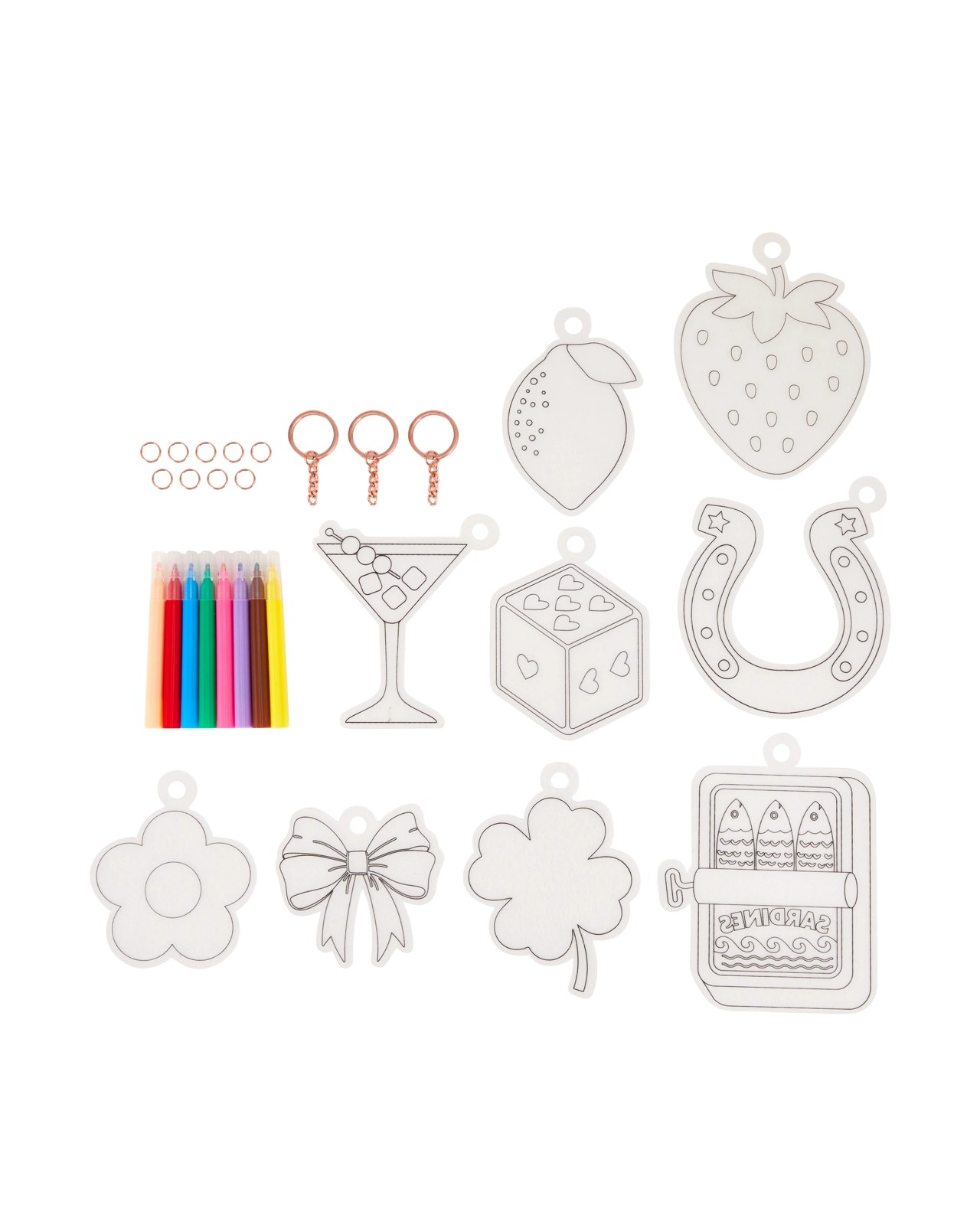 Anko DIY Shrink Art Keyring Kit 2 of 3