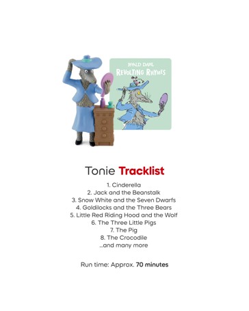 Roald Dahl - Revolting Rhymes Tonies Audio Character