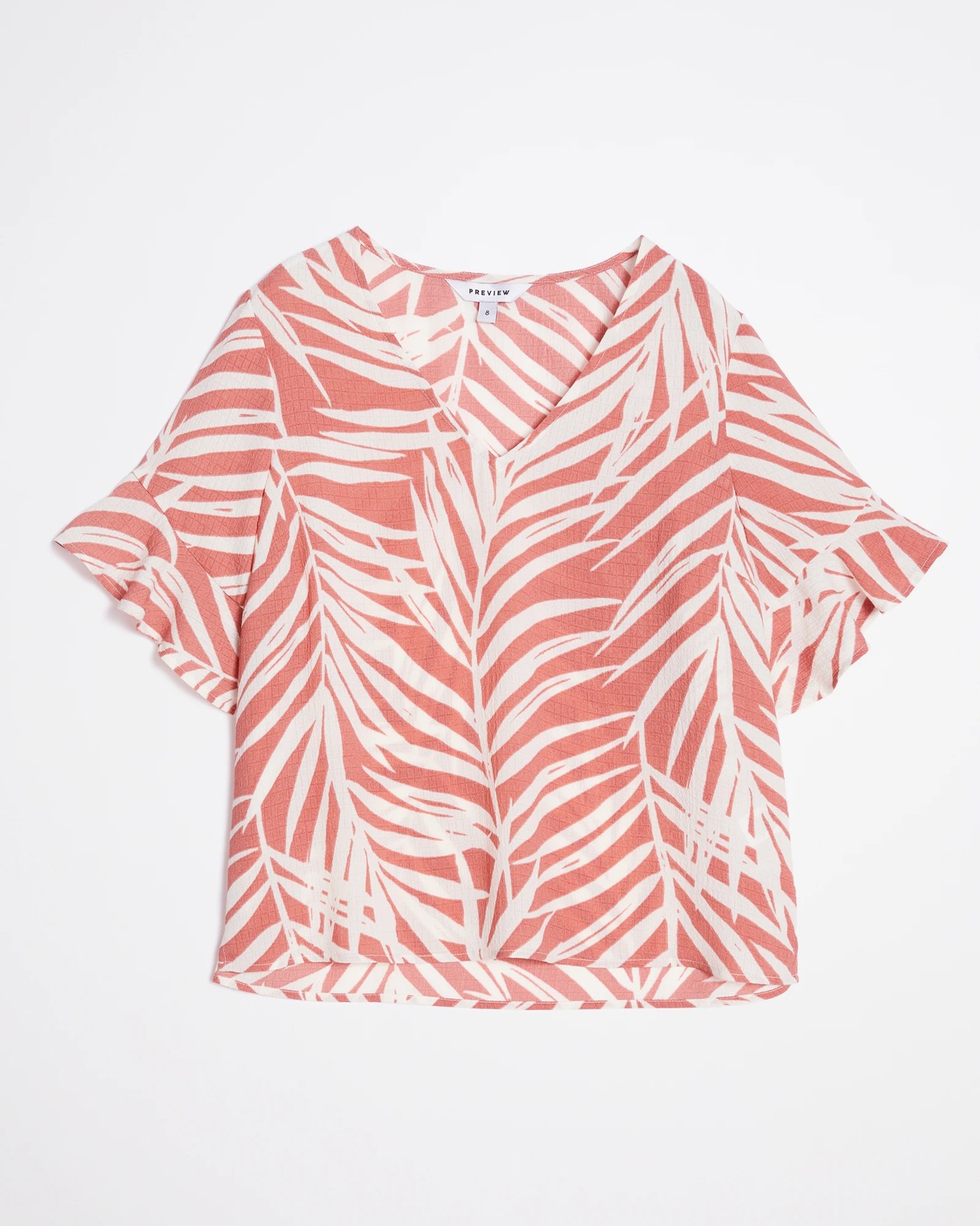 Queenie Woven V-Neck Shell Top - Preview  5 of 6