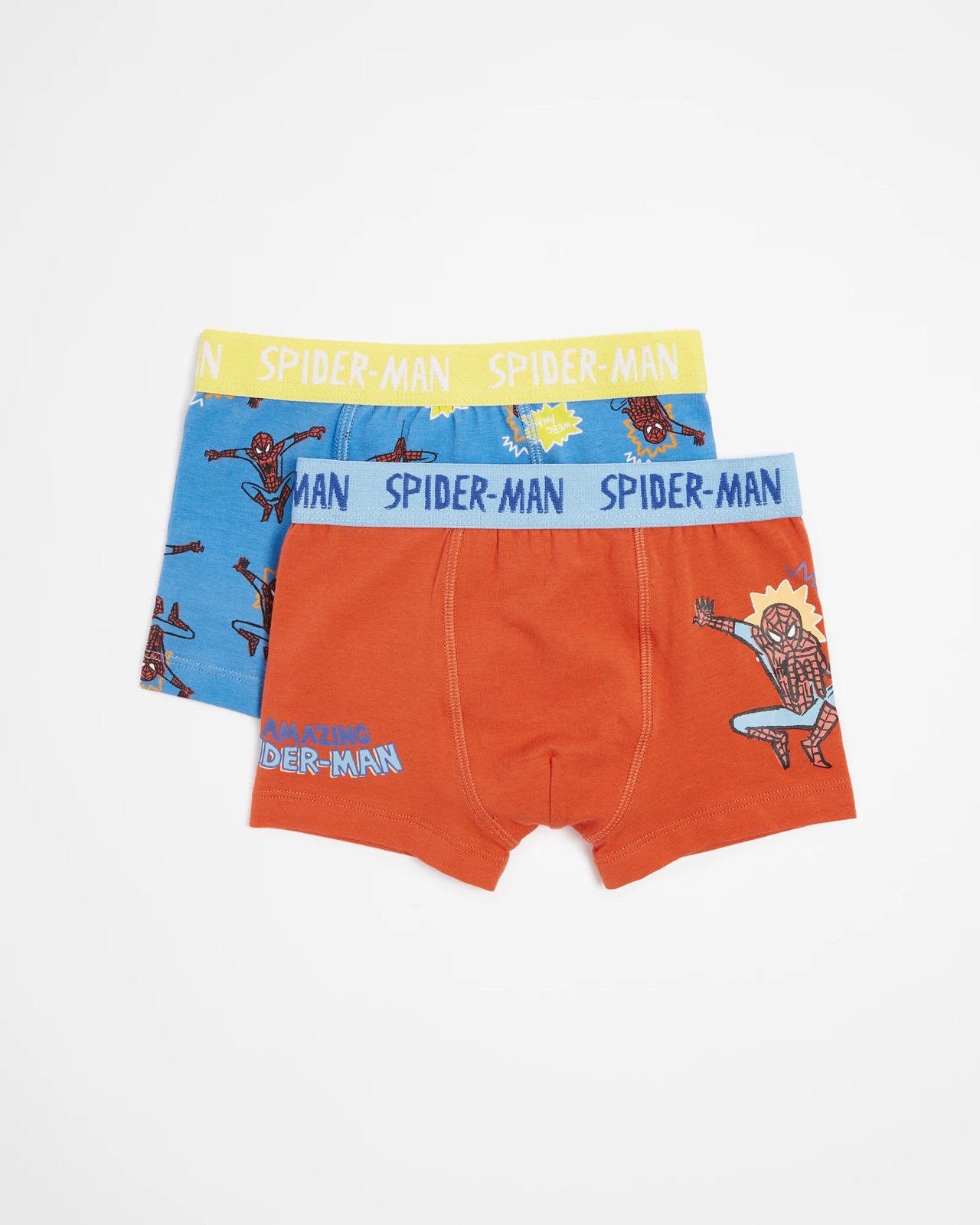 Spider-Man Classic Boy's All Over Print Boxer Briefs Underwear, 4