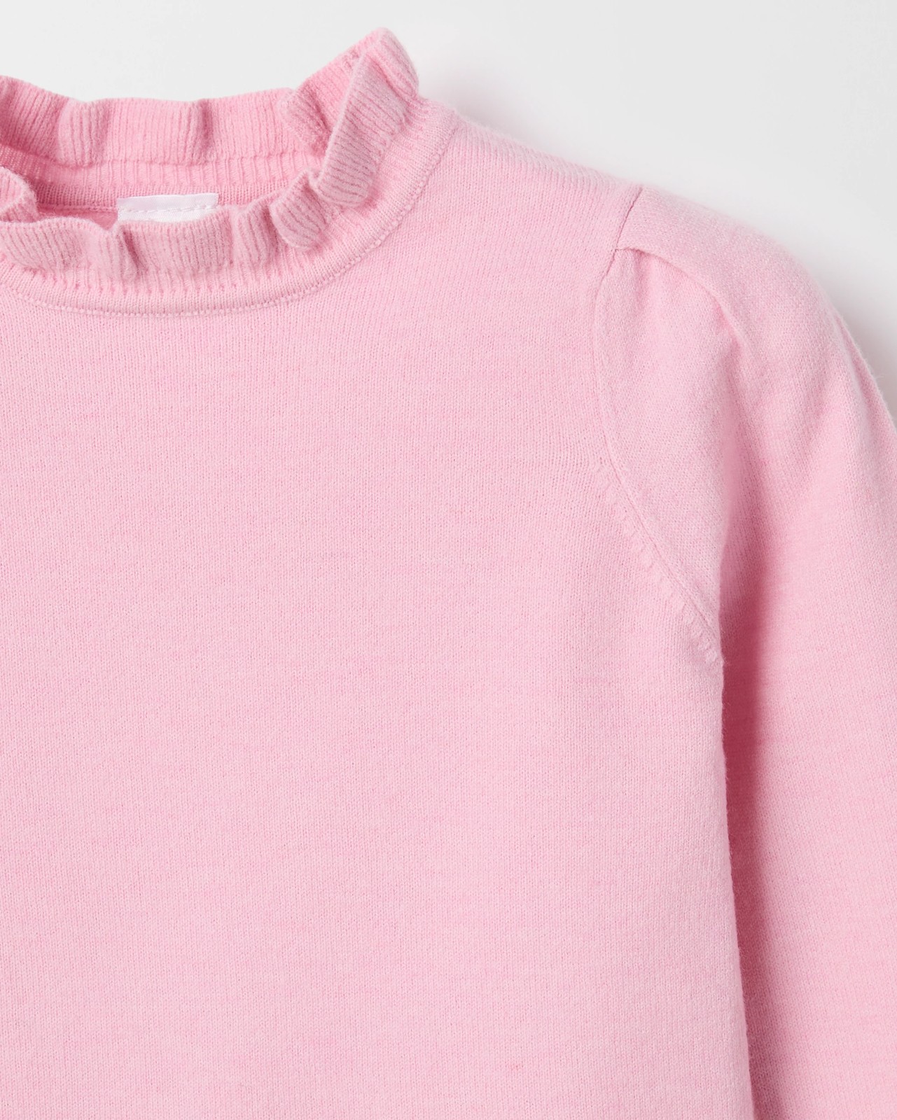 Long Sleeve Skivvy Knit Jumper - Pink 2 of 2