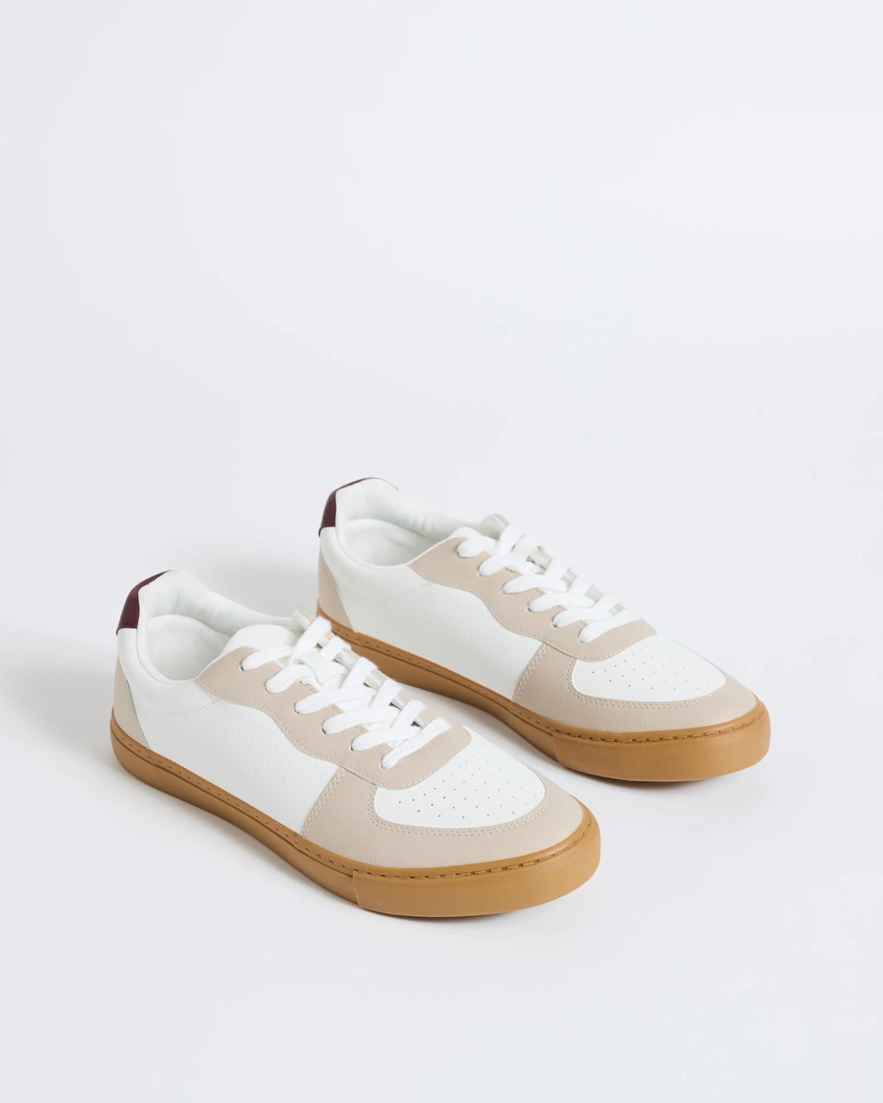 Pebble Skate Sneakers - Mono White 2 of 3