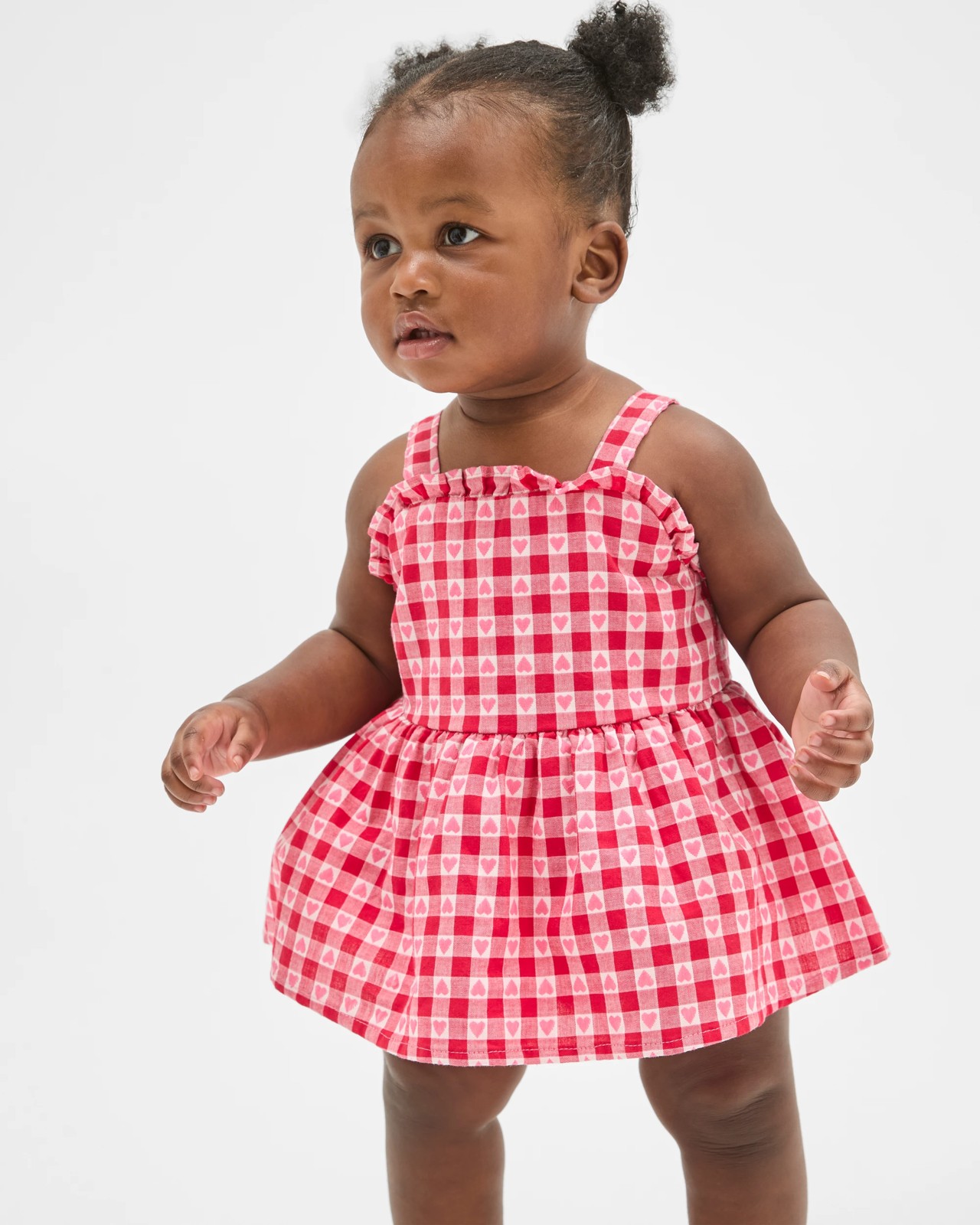 Baby Australian Cotton Christmas Gingham Dress 4 of 5