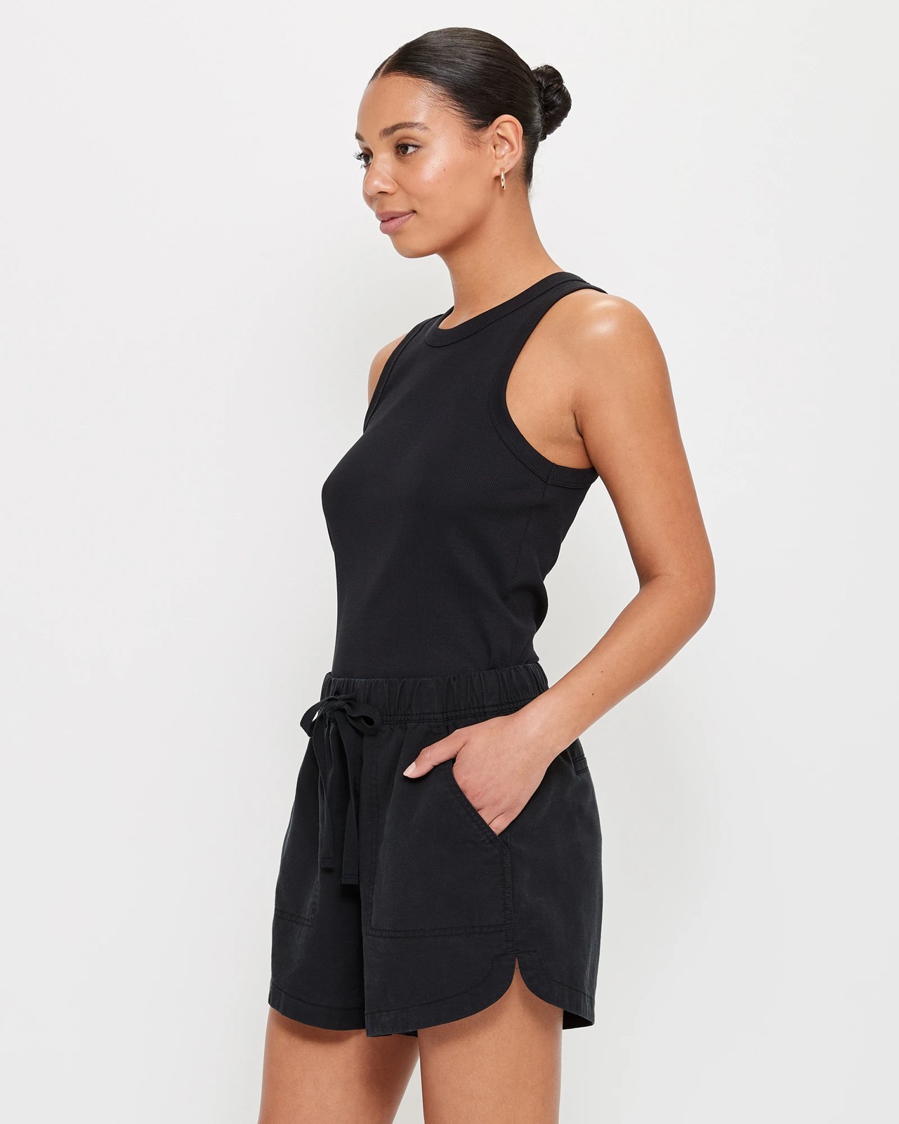 Pull On Slub Short 3 of 6