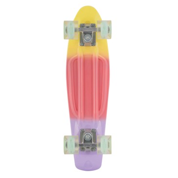 Cyclops 22-inch Retro Skateboard - Pink Fade