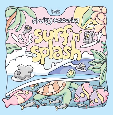 Cruisy Colouring: Surf 'n' Splash by Brentos - Book