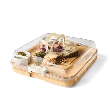Anko Cheese Board with Knives Set