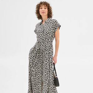 Summer Twill Midi Shirt Dress - Preview product image