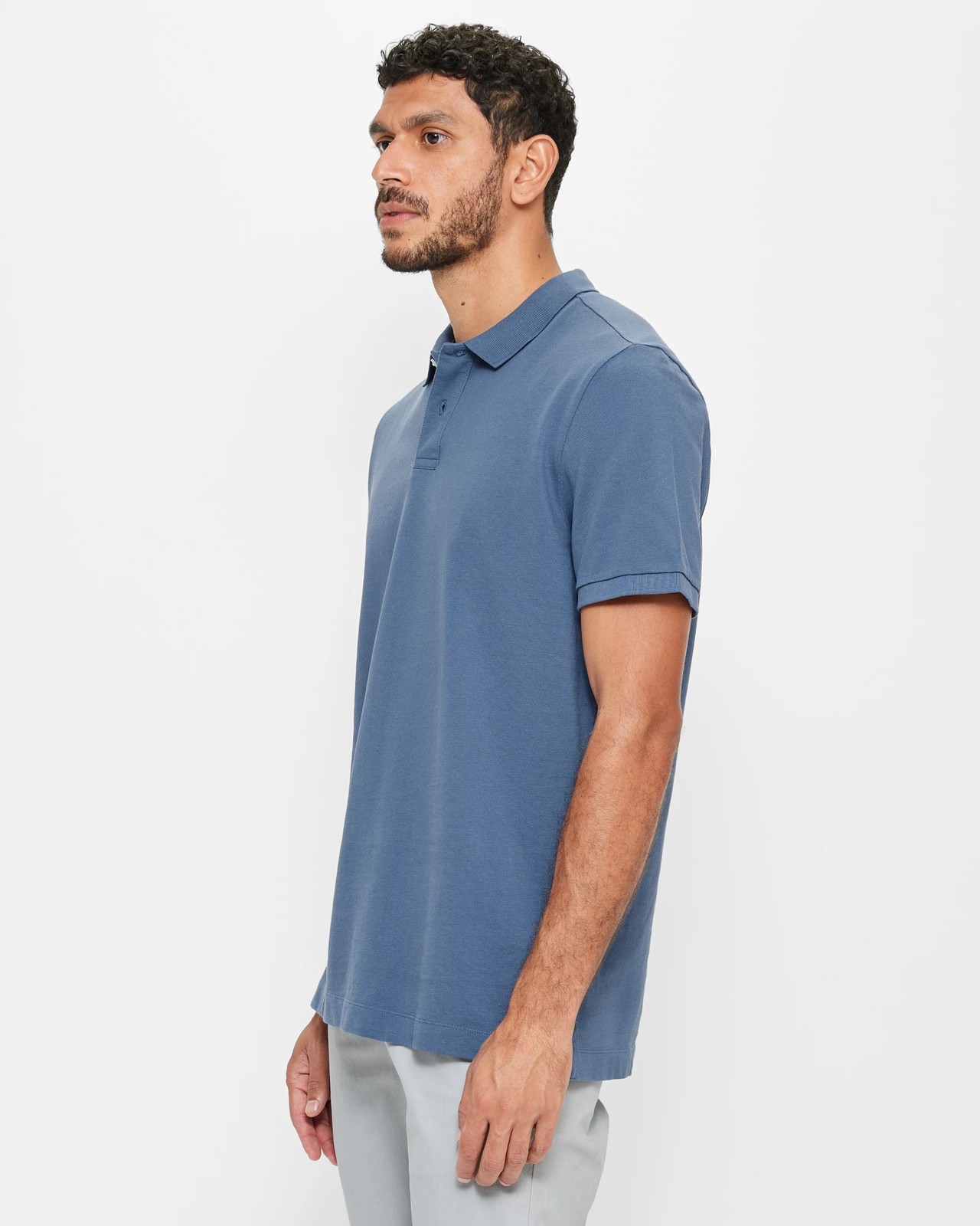 Pique Polo Shirt - Indigo | Target Australia