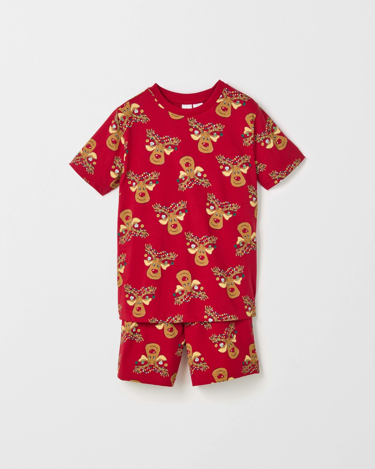 Family Matching Christmas Australian Cotton Older Kids Pyjama Set - Reindeer 6 of 6