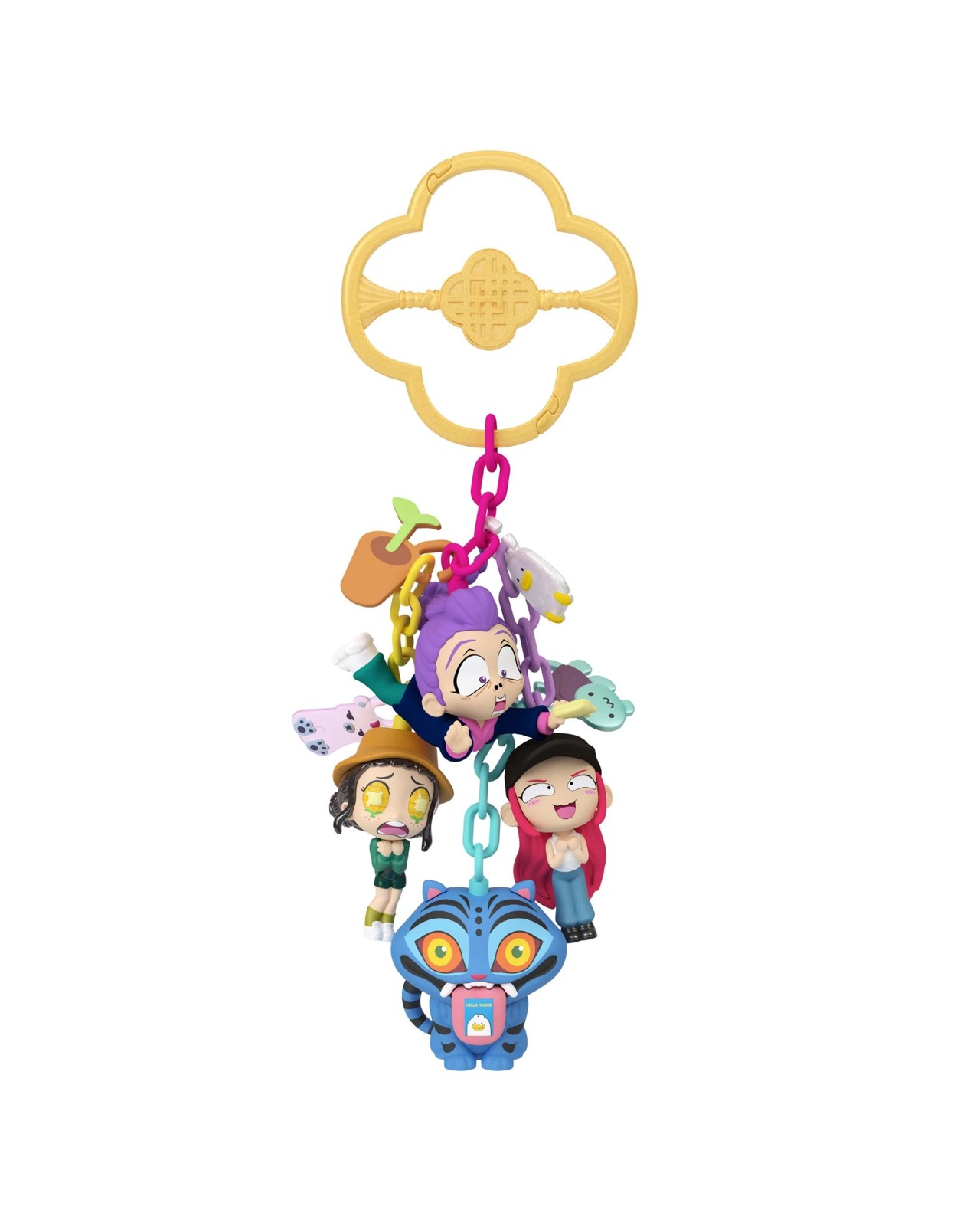 Kpop Demon Hunters Mini Collectible Keychain Figures - Assorted 5 of 6