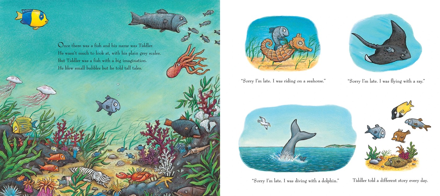 Tiddler: The Story Telling Fish by Julia Donaldson - Book 2 of 3