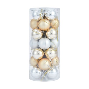 28 Pack 3cm Luxury Baubles - Anko