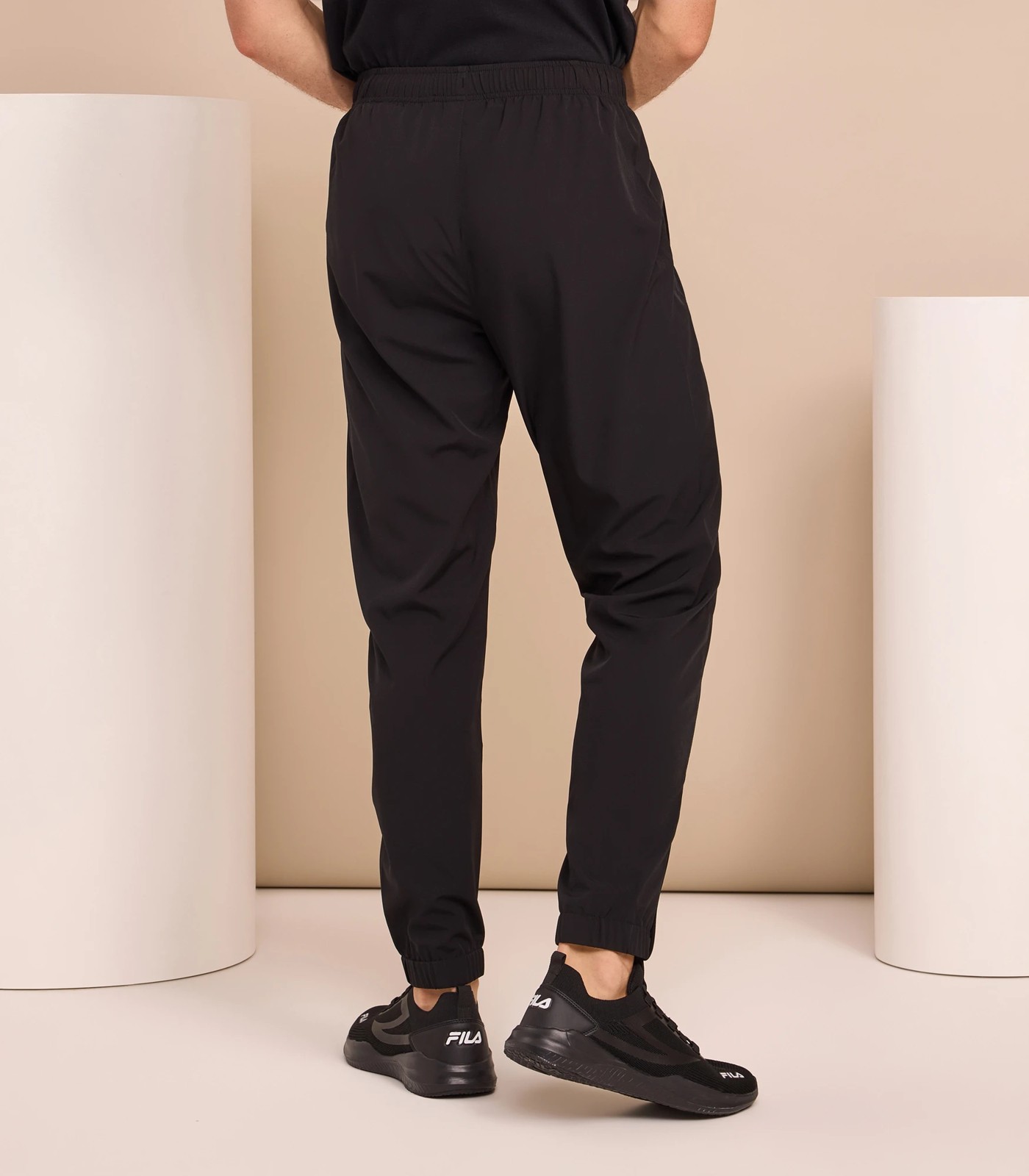 FILA Men Avulor Black Track Pants