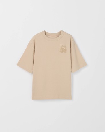 Australian Cotton Oversized Waffle T-Shirt