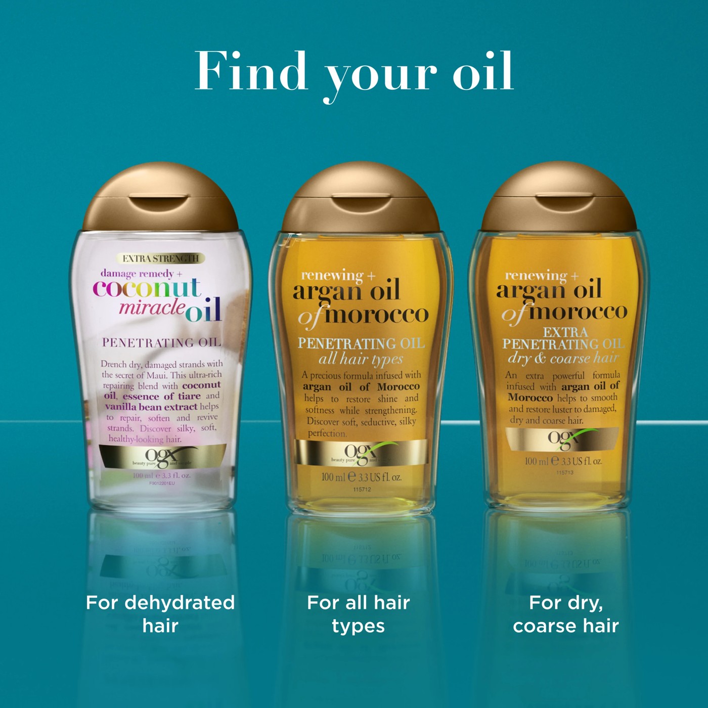 OQX Renewing + Argan Oil of Morocco Penetrating Oil 100ml 3 of 5