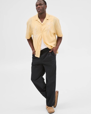 Australian Cotton Rich Short Sleeve Shirt - Commons