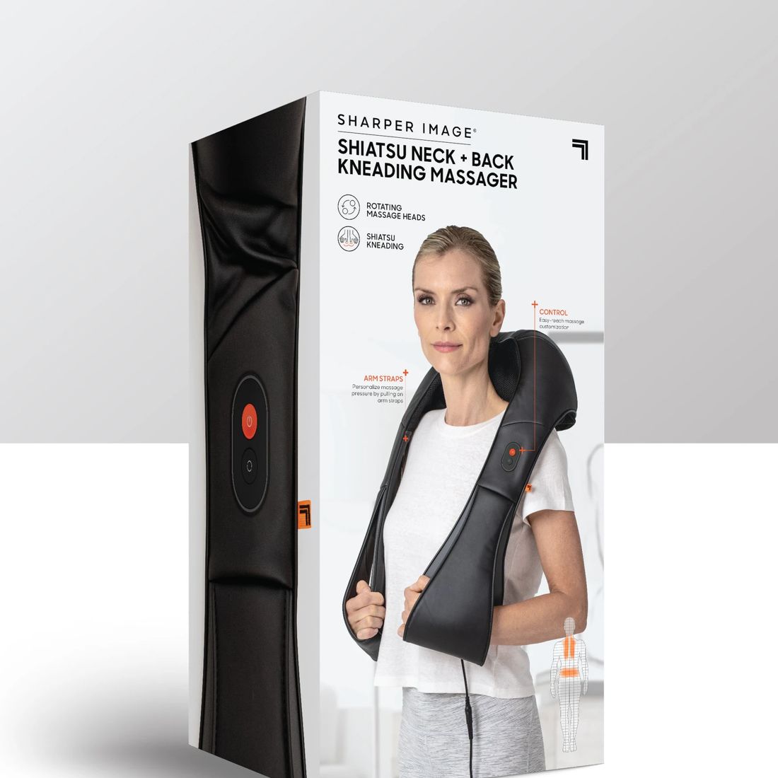 Sharper Image Shiatsu Neck and Back Kneading Massager Target Australia