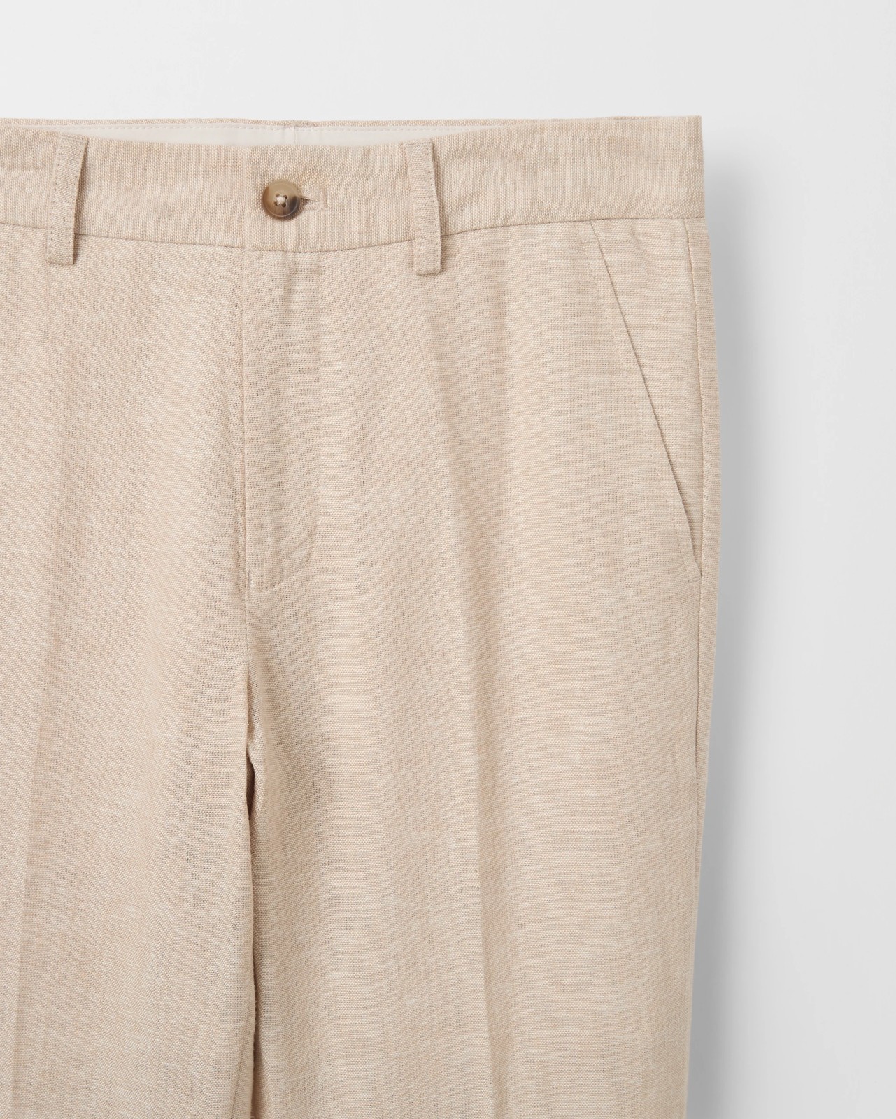 European Linen Blend Suiting Pants 2 of 2