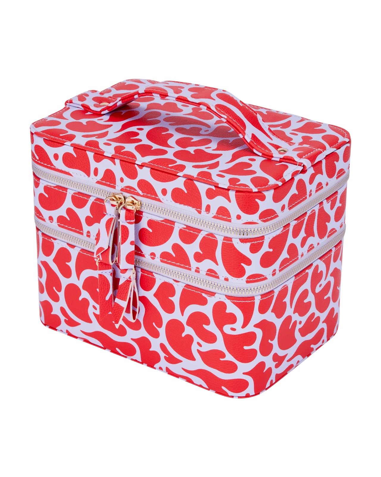 OXX Cosmetics Double Tier Hard Makeup Organiser Case 2 of 6