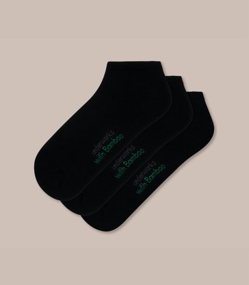 Womens 3 Pack Viscose from Bamboo Low Cut Socks - Underworks