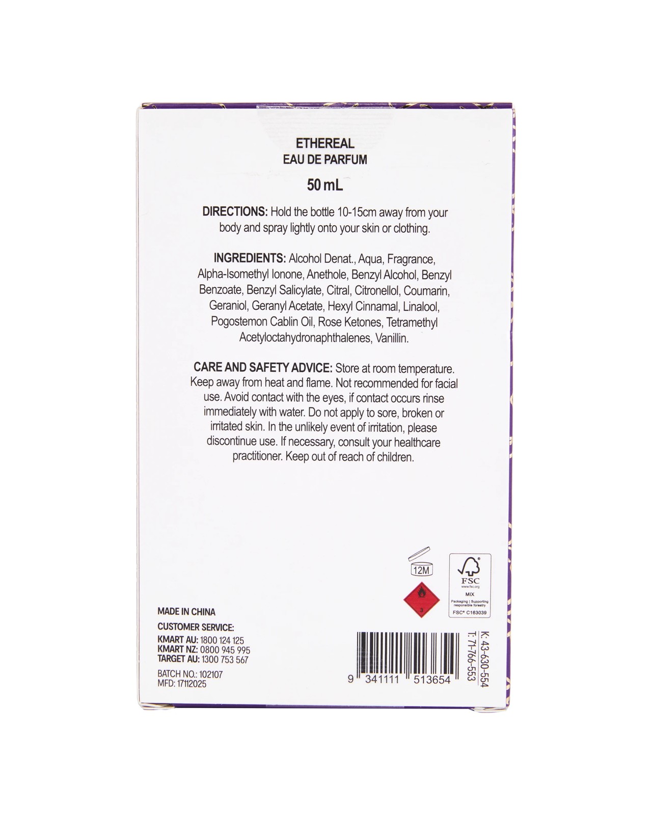 OXX Fragrance Ethereal Eau De Parfum - 50ml 6 of 6