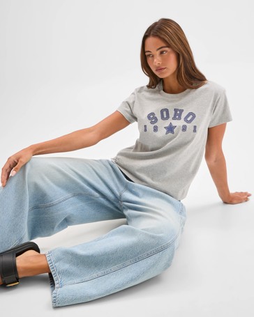 Lily Loves Australian Cotton Slim Fit Basic T-Shirt