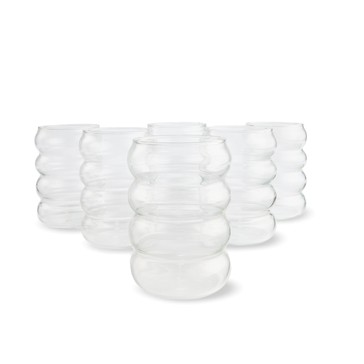 Anko 6 Bubble Tumbler Glasses