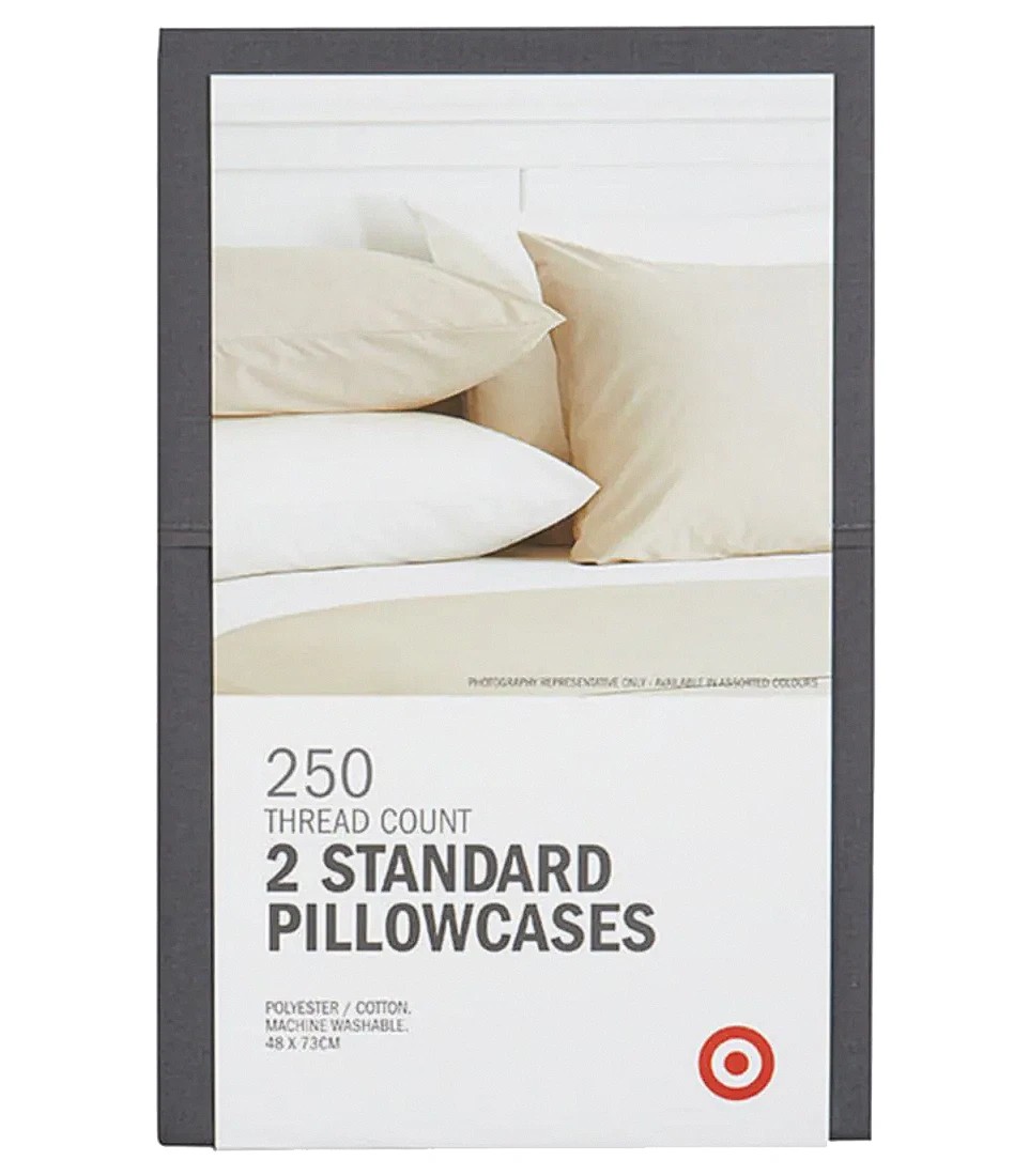 Target cotton hot sale pillowcases