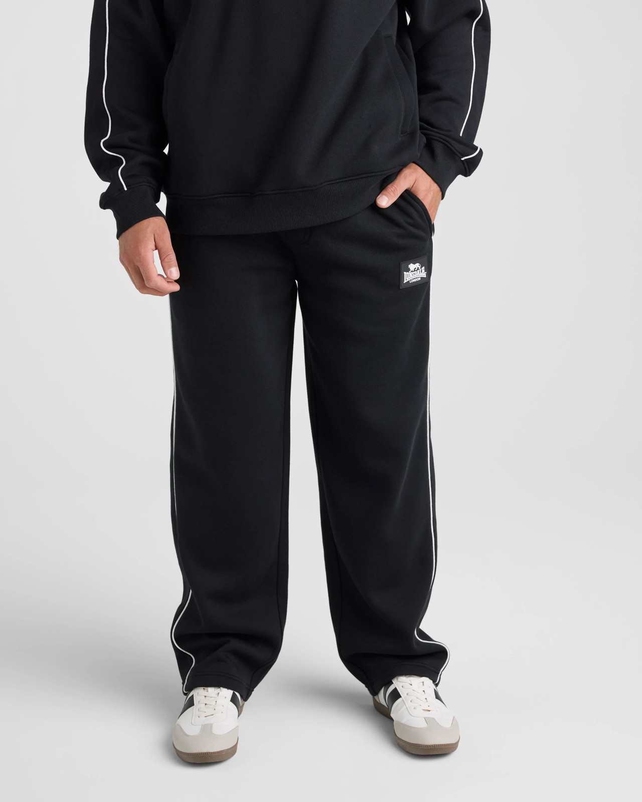 Lonsdale London Sport Straight Leg Track Pant - Black 4 of 5