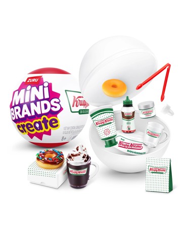 Mini Brands Create Krispy Kreme Series 1 Capsule By Zuru - Assorted