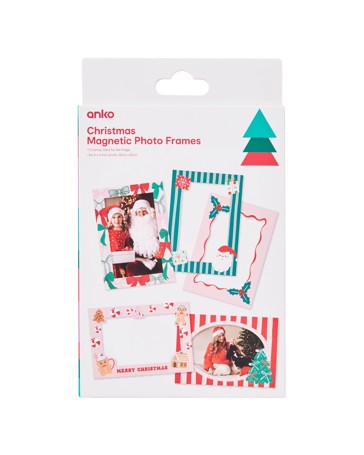 Anko 5 Pack Christmas Magnetic Photo Frames