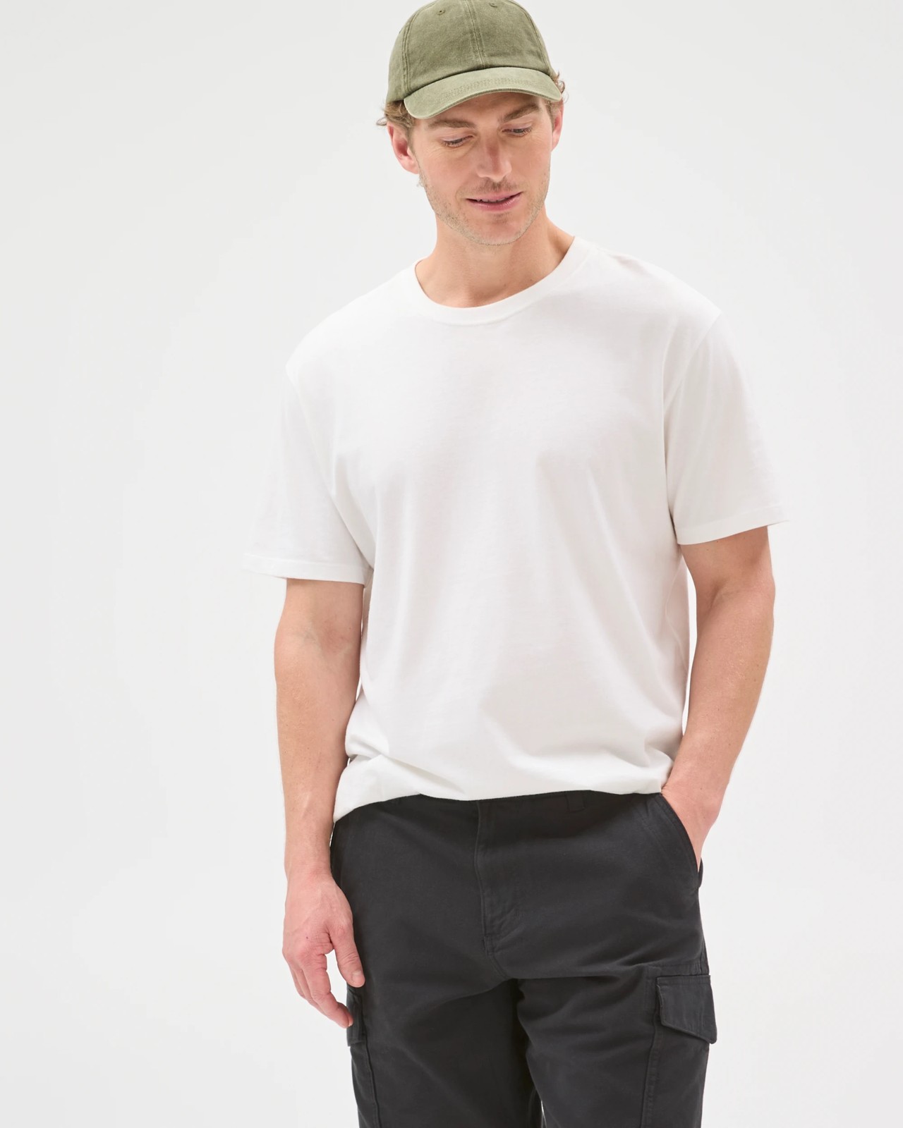 Australian Cotton Cargo Shorts - Black 2 of 5