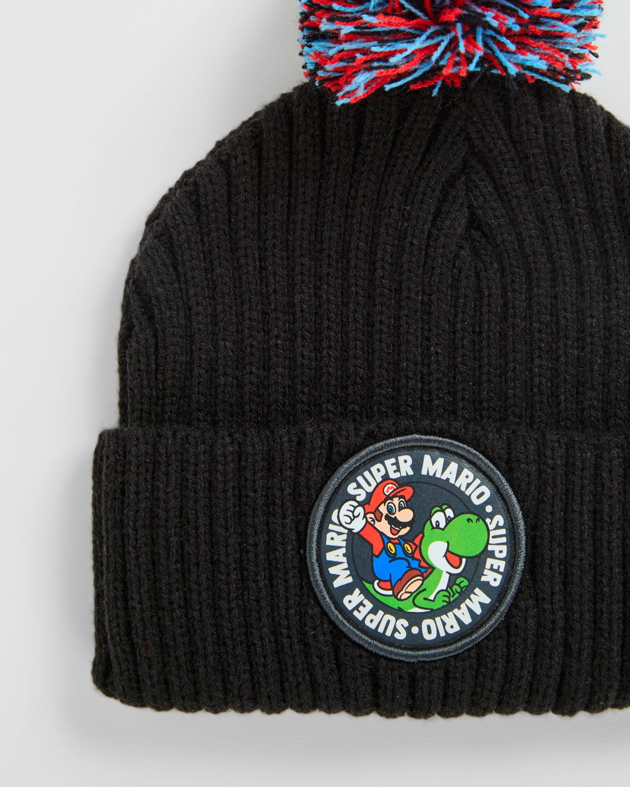 Super Mario Pom Pom Beanie 2 of 2