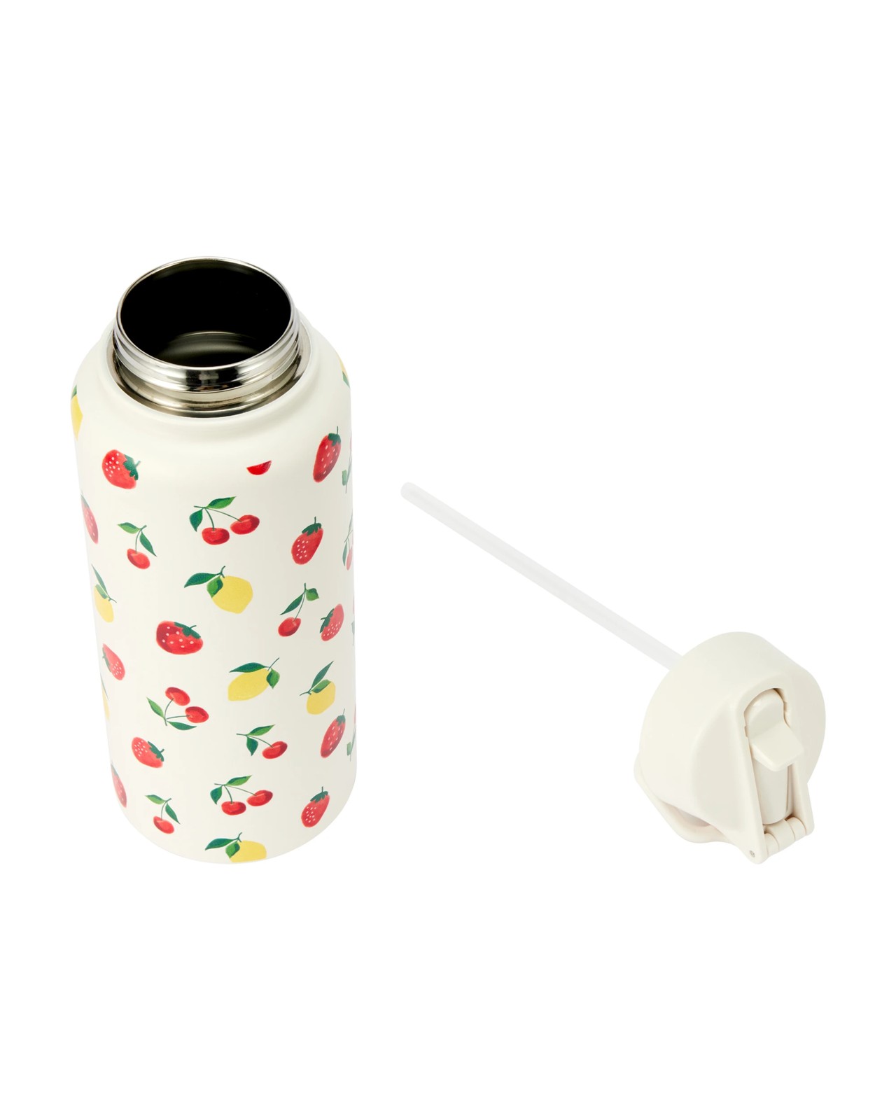 Anko 960ml Double Wall Insulated Cylinder Drink Bottle - Fruits 4 of 5