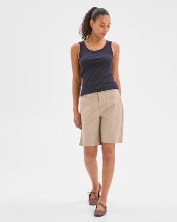 Rib Waist Shorts