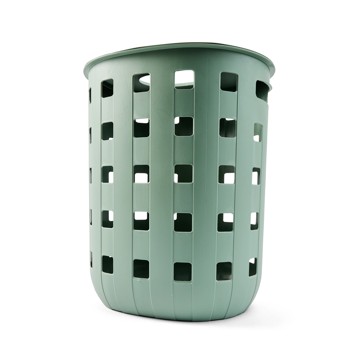 80L Trellis Laundry Hamper, Green - Anko