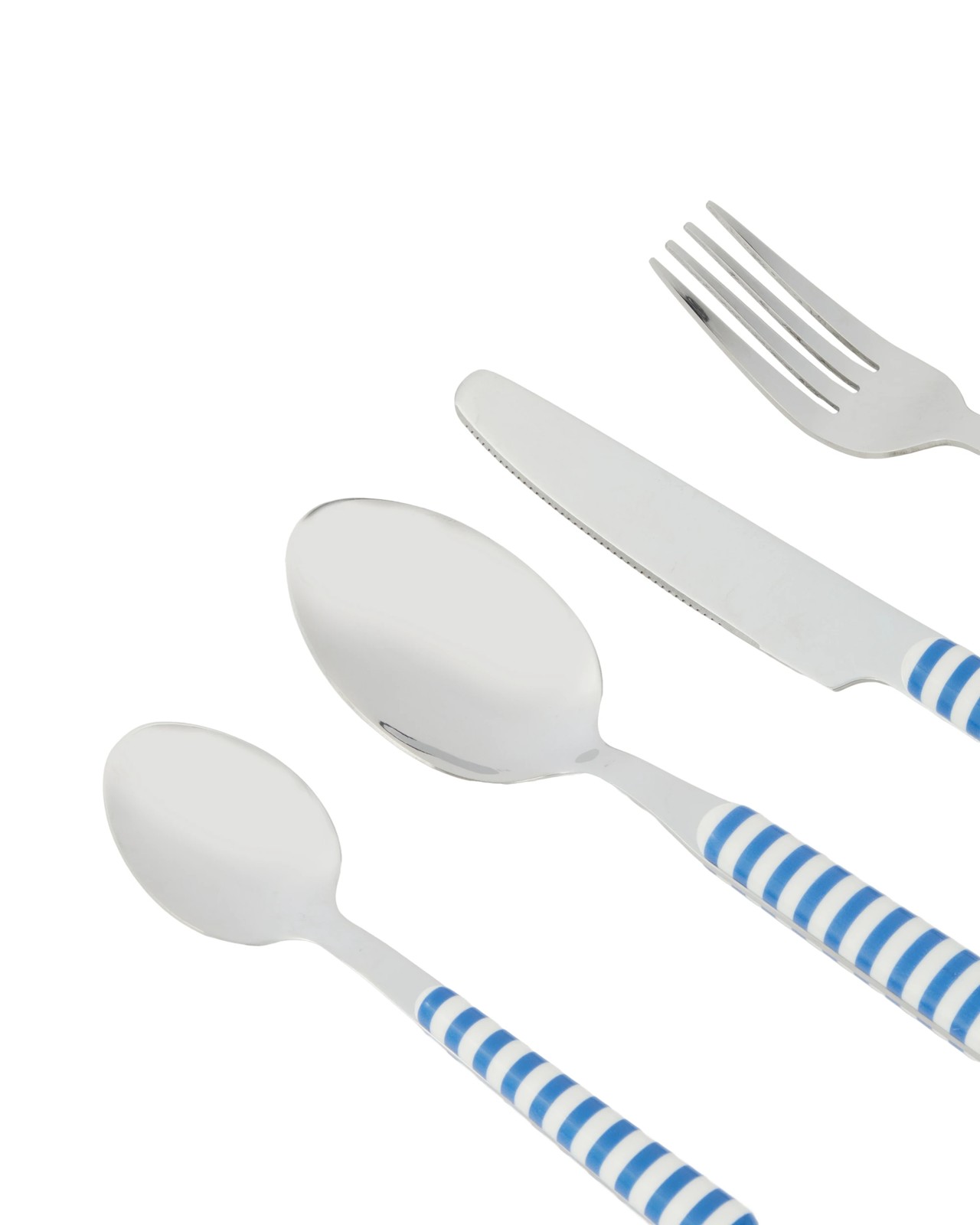 Anko 16 Piece Blue Stripe Cutlery Set 2 of 4