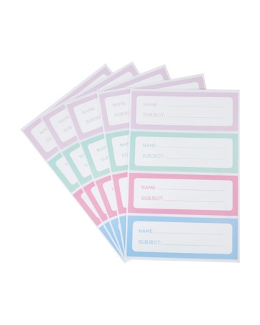 Anko 20 Pack Book Labels