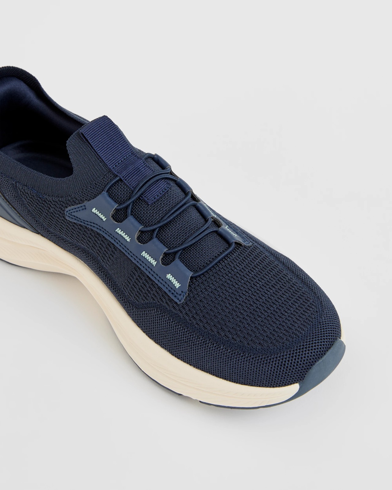 Slip On Elastic Sneaker - Navy 3 of 3
