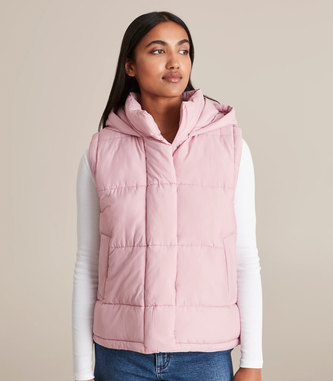 Hooded Puffer Vest | Target Australia