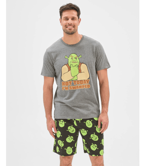 Shrek Top and Shorts Pyjama Set