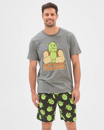 Shrek Top and Shorts Pyjama Set