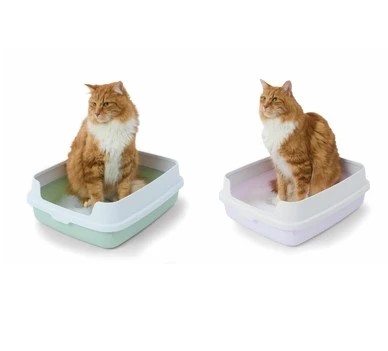 Anko Cat Litter Box with Scoop- Assorted