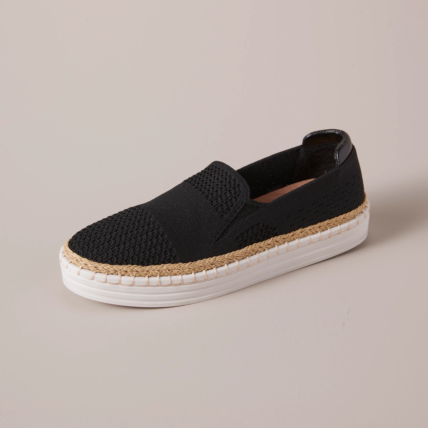 Womens Fin Knit Slip On Sneakers 4 of 4