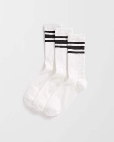 Maxx Australian Cotton Blend 3 Pack Casual Rib Socks