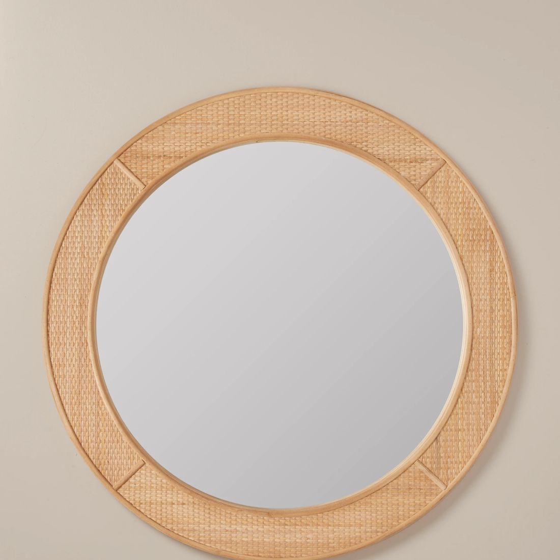 Ela Rattan Round Mirror Target Australia